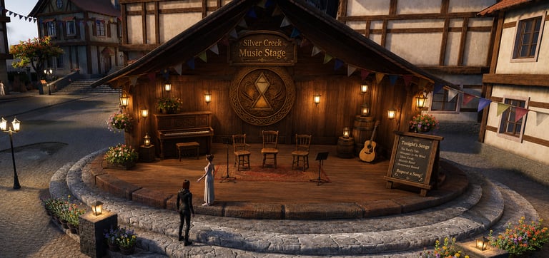 Silver Creek Town roadmap and character world