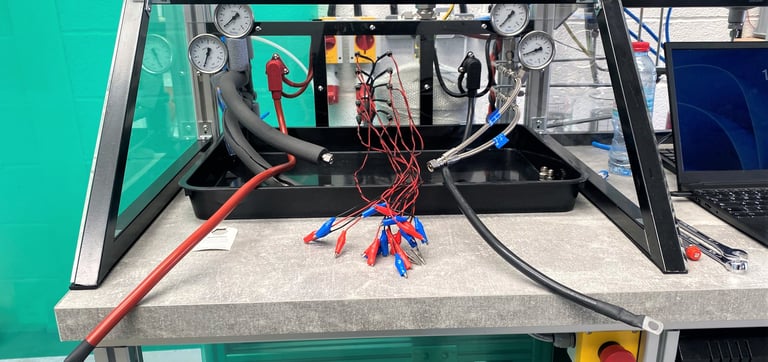 5kW alkaline electrolyser test station