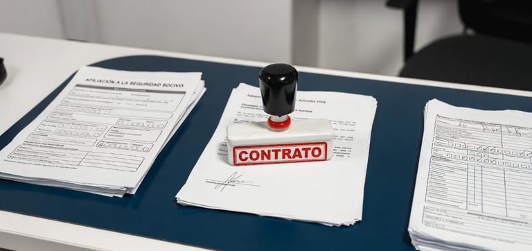 documentos contractuales y afiliaciones