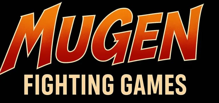 a mugen fighting games logo
