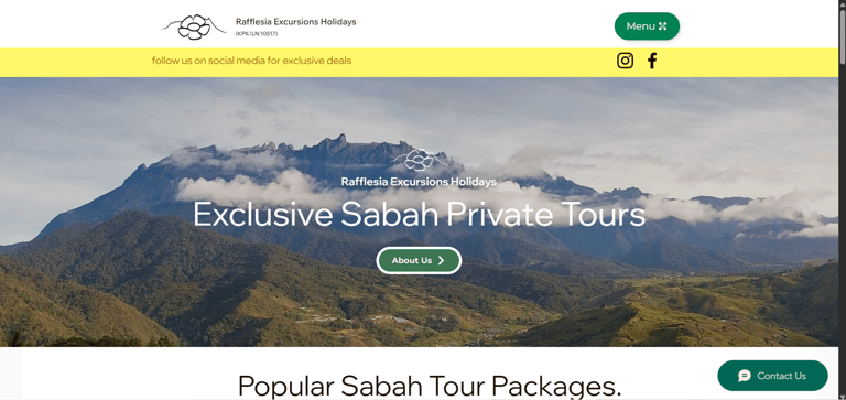 Poingkaa Kinabalu Industries Portfolio Website Design in Kota Kinabalu Sabah