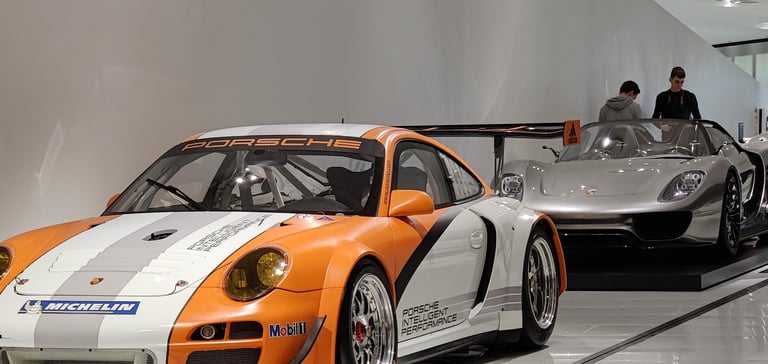 Porsche in the Porsche Musuem