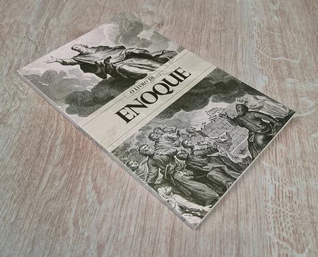 Livro de Enoque capa antiga texto apócrifo sobre anjos caídos e mistérios bíblicos