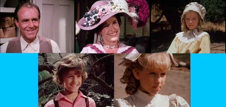 The Oleson Family on Little House on the Prairie