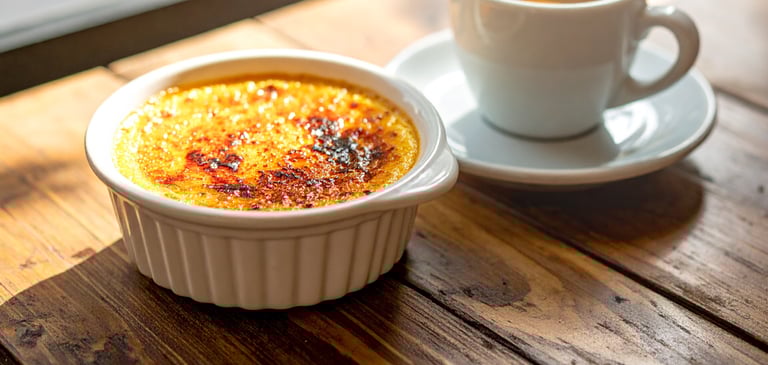 Crème brulée maison