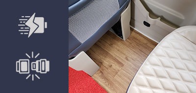 Gaganasiri Travels Charging ports