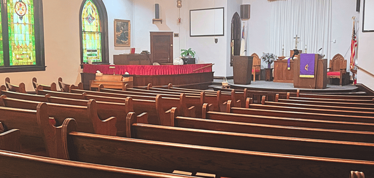 Inside the Moran, Kansas United Methodist Church