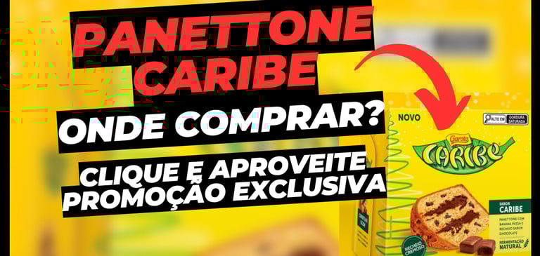 panetone caribe onde comprar