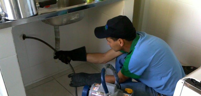 desentupimento de pia