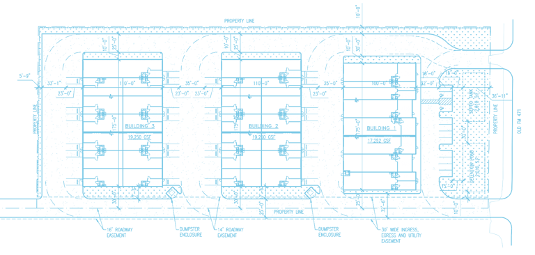 Blue Agave Industrial Site Plan