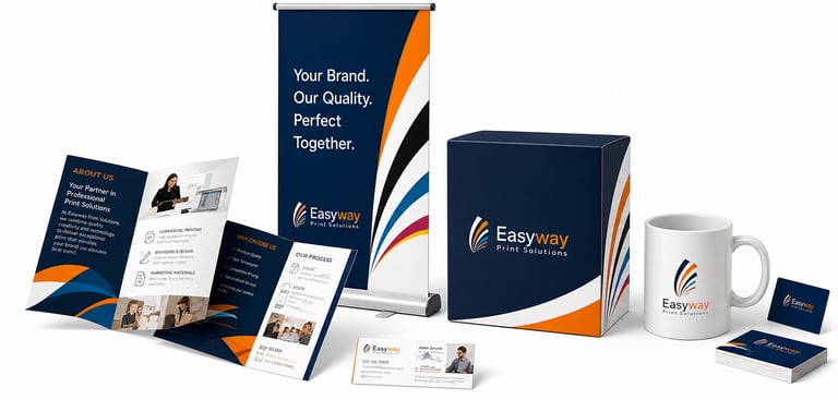 Easyway Print Solutions request a quote page for custom printing services