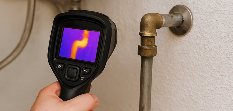 Leckortung mit modernster Technik – präzise Ortung von Wasserschäden ohne unnötige Zerstörung