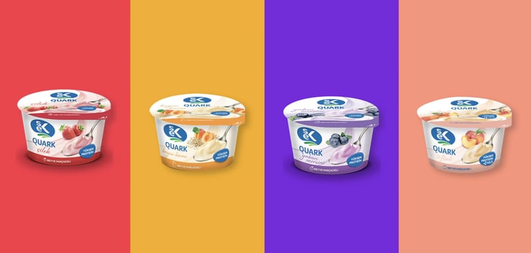 Sek Quark yüksek protein ürünleri için hazırlanan masaüstü reklam filmi