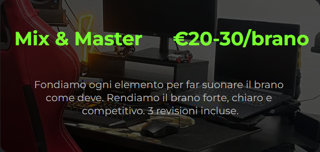 Postazione Producer Beatmaker Produttore trap drill rap