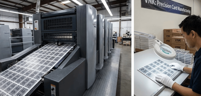VNK Playing Card factory production line and quality control.