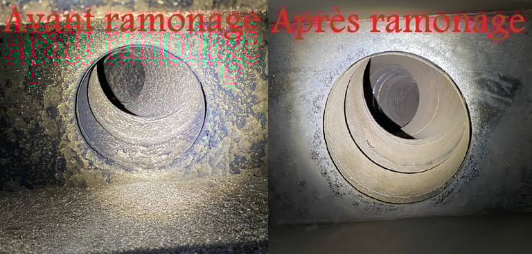 Ramonage conduit poêle à Pordic