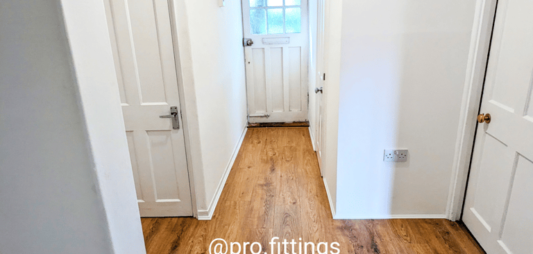 Hardwood floor installed by Pro Fittings Ltd in Olympic Village Stratford