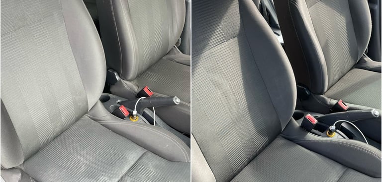 Nettoyage sièges voiture tissu Rouen par m&m services pro