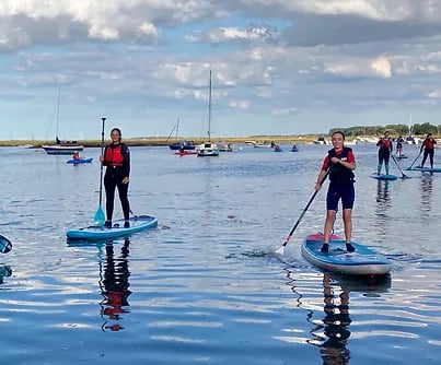paddle board lessons are available