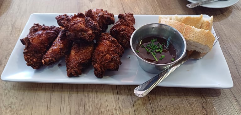 alitas de pollo de bar el origen