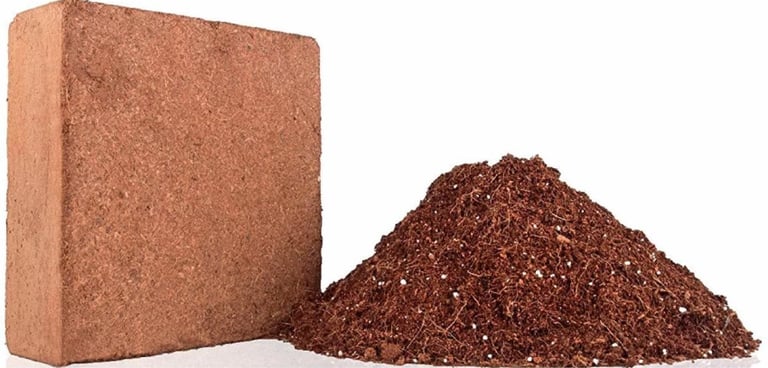 compressed cocopeat blocks for export markets