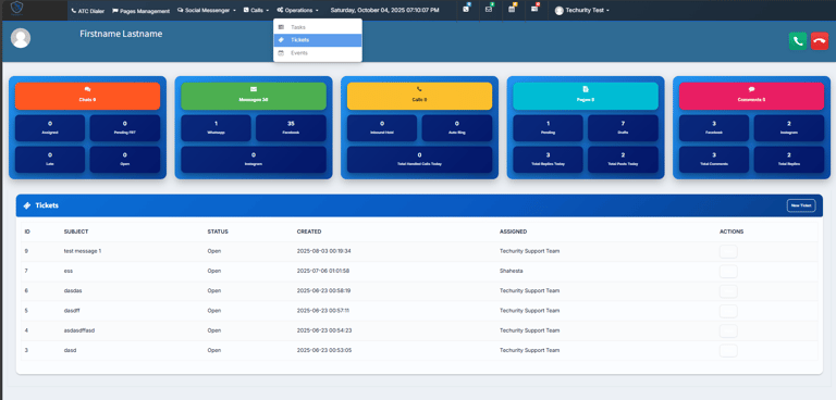 atc dashboard