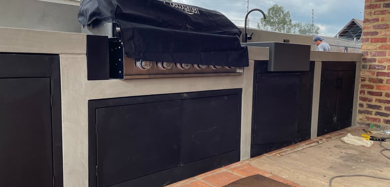 microcemento en bbq