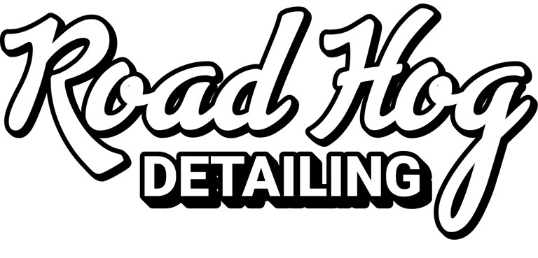 Black and white Road Hog Detailing Logo