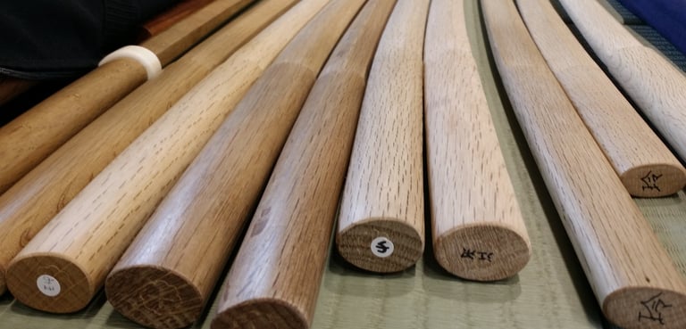 Bokuto, espada de madera de entrenamiento