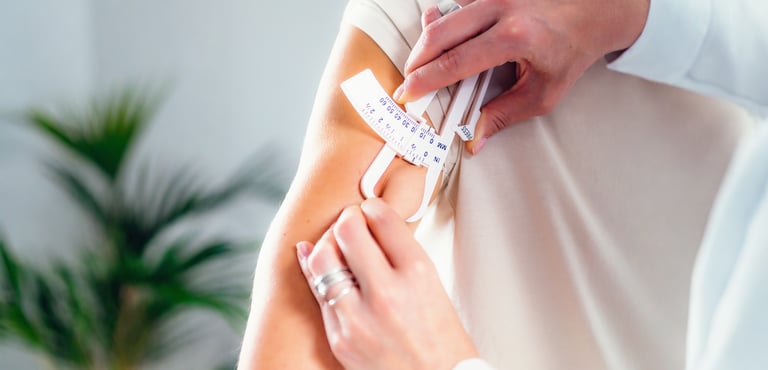 Medición de grasa corporal