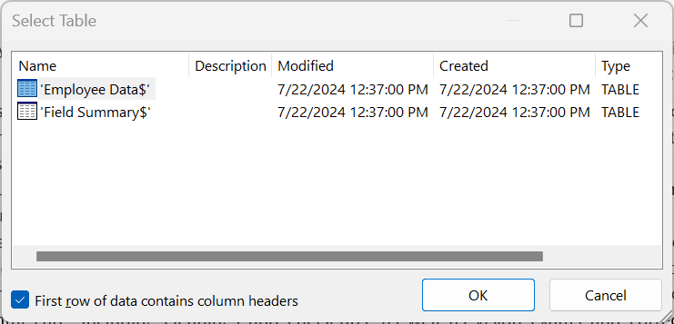 detailed options in the Select Recipients wizard