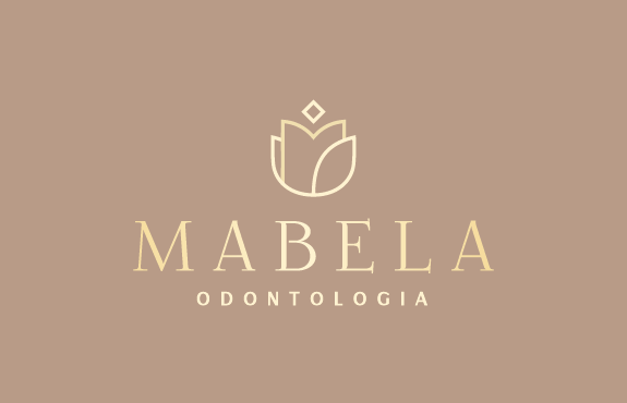 Logomarca com direitos autorais da Mabela Odontologia em Alphaville - Barueri