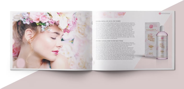 ısparta gül suyu ve gül yağı üretimi ambalaj tasarımı