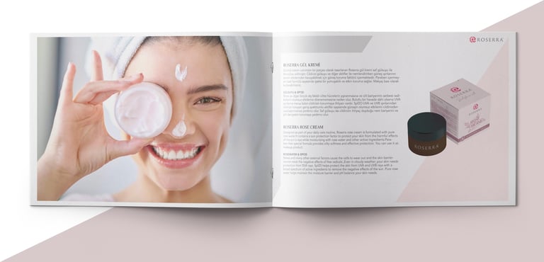 ısparta kozmetik ürünleri katalog tasarımı, ceomarka ısparta reklam ajansı