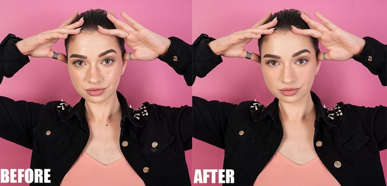 Blemishes and other imperfections removal