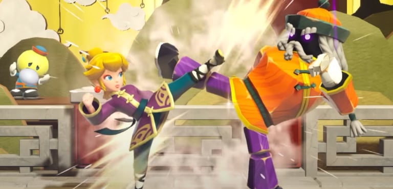 Princess Peach's Kung Fu Kicks