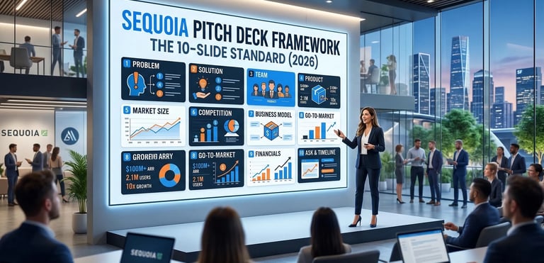 Sequoia Pitch Deck Framework: The 10-Slide Standard (2026)