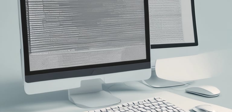 Website designer working on a modern webpage layout on a laptop.