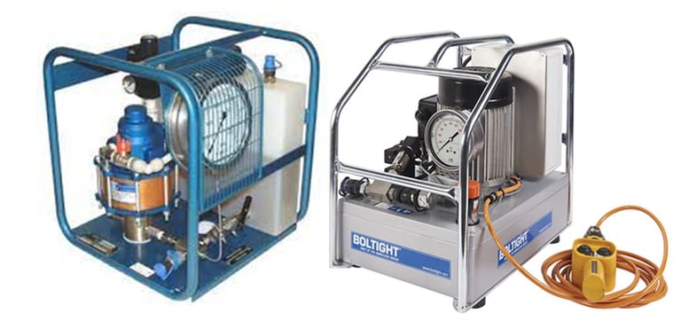 BOLTIGHT HYDRAULIC BOLT TENSIONERS PUMPS SOLD BY FAST TRACK INDUSTRIAL RESOURCES LLC, DUBAI, UAE
