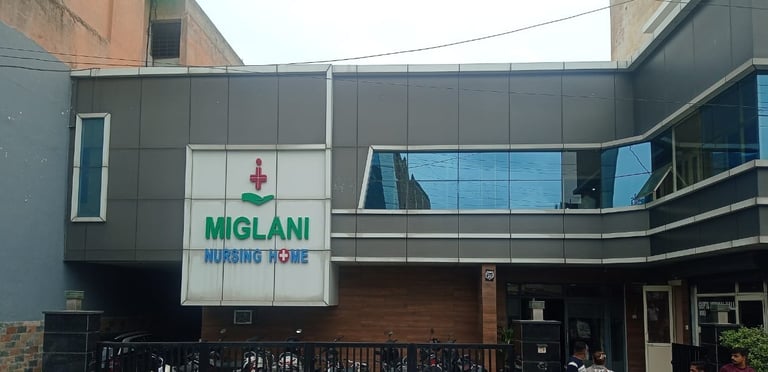 An image showing building front of Miglani Nursing Home in Karnal