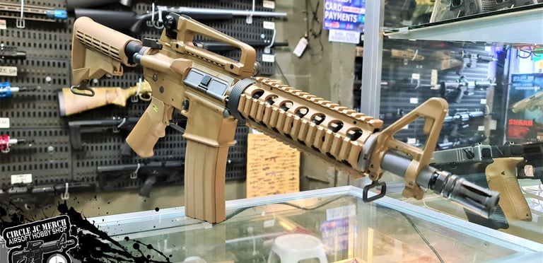 WE M4 CQB GBBR TAN