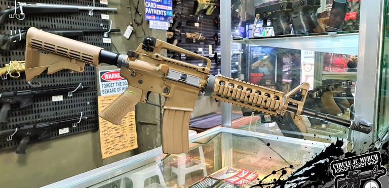 WE M4 RIS GBBR TAN