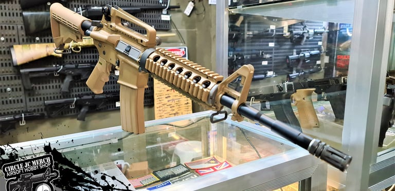 WE M4 RIS GBBR TAN