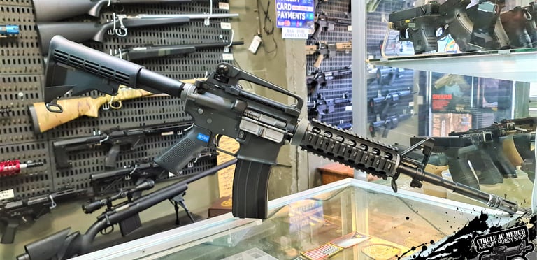 WE M4 RIS GBBR BLACK