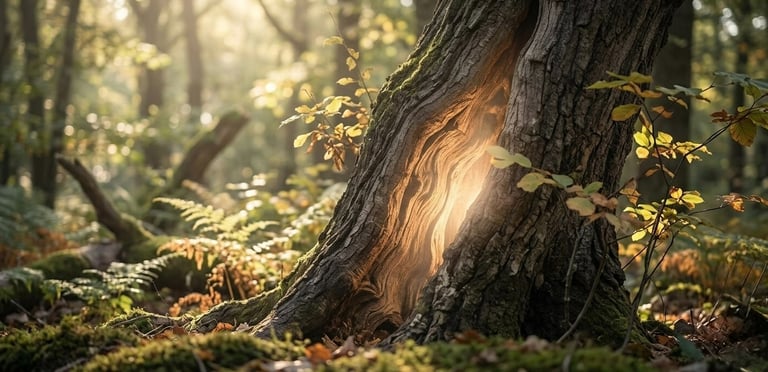 Arbre de vie lumineux pour soin énergétique et libération émotionnelle à Auray