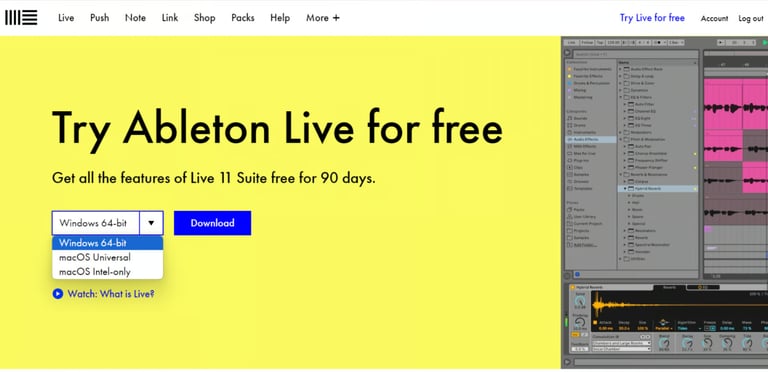 Ableton 11 90 days free 