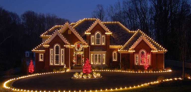 Christmas lighting service in Lexington SC