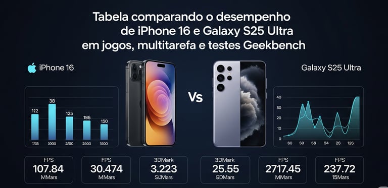 um smartphone com tela de um smartphone com gráficos de dados e dados