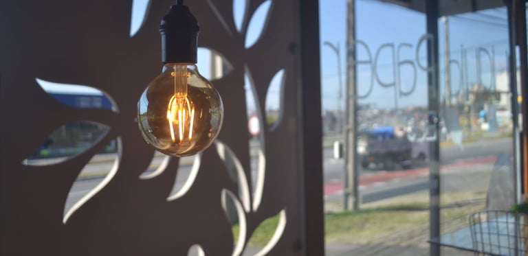 IMAGEM COM PORTA DE PVC COM DESENHO E FLOR E COM VIDROS JUNTO COM UMA LAMPADA