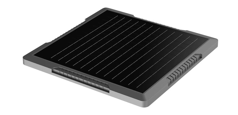 Square Solar Powered LED Garden Light 